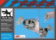  Blackdog  1/48 Westland Wessex HU.5 engine + folding tail OUT OF STOCK IN US, HIGHER PRICED SOURCED IN EUROPE BDOA48172