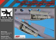  Blackdog  1/48 Mil Mi-8MT additional aggregate OUT OF STOCK IN US, HIGHER PRICED SOURCED IN EUROPE BDOA48189