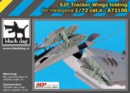  Blackdog  1/72 Grumman S2F-1 (S-2A) Tracker wings folding OUT OF STOCK IN US, HIGHER PRICED SOURCED IN EUROPE BDOA72108