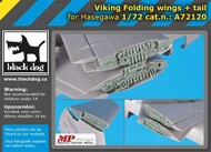  Blackdog  1/72 Lockheed S-3A Viking folding wings+tail OUT OF STOCK IN US, HIGHER PRICED SOURCED IN EUROPE BDOA72120