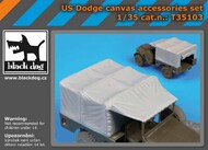  Blackdog  1/35 US Dodge Canvas Accessories Set (AFV kit) BDT35103
