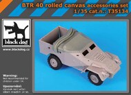  Blackdog  1/35 BTR 40 Rolled Canvas Accessories Set (TRP kit) BDT35134
