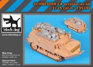  Blackdog  1/35 Schneider CA Stowage Accessories Set (HBS kit) BDT35194