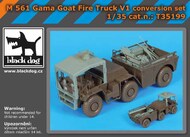  Blackdog  1/35 M561 Gama Goat Fire Truck V1 Conversion Set (TAM kit) BDT35199