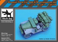  Blackdog  1/35 Russian Field Car GAZ 67B Stowage Accessories Set #2 (TAM kit) BDT35228