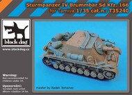  Blackdog  1/35 Sturmpanzer IV Brummbar middle/late OUT OF STOCK IN US, HIGHER PRICED SOURCED IN EUROPE BDT35240