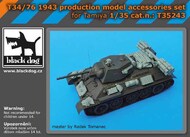 T-34/76 1943 Production Accessories Set (TAM kit) #BDT35243