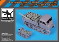  Blackdog  1/35 Raupenschlepper Ost 9 RSO/01 cargo accessories set OUT OF STOCK IN US, HIGHER PRICED SOURCED IN EUROPE BDT35257