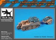  Blackdog  1/35 Sd.Kfz.2 Kettenkraftrad accessories set OUT OF STOCK IN US, HIGHER PRICED SOURCED IN EUROPE BDT35262