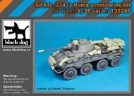 Sd Kfz 234/2 Puma accessories set #BDT35266