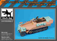 Sd.Kfz.251/22 Ausf D Pakwagen accessories set #BDT35308