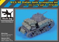 M13/40 Italian Tank accessories set OUT OF STOCK IN US, HIGHER PRICED SOURCED IN EUROPE BDT72160