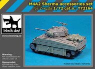  Blackdog  1/72 M4A2 Sherman accessories set BDT72164