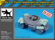 Sd.Kfz.222 Panzerspahwagen accessories set #BDT72192