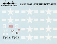  Blackbird Models  1/72 Grumman F6F Hellcat Aces BMD72007