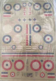 WW 1 Royal Naval Air Service Markings #BR209