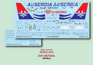  Boa Decals  1/144 Airbus A319 Air Serbia . BOA144103
