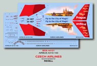  Boa Decals  1/144 Airbus A319 Czech Airlines (REV) BOA144121