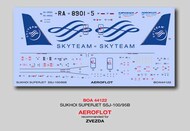  Boa Decals  1/144 Sukhoi Superjet 100-95B Sky Team BOA144122