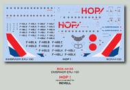  Boa Decals  1/144 Embraer ERJ-190 HOP! (Revell) BOA144133