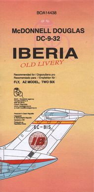 Douglas DC-9-32 Iberia Old Livery #BOA14438
