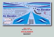  Boa Decals  1/144 Boeing 757-200 Air Slovakia (designed to be used with Minicraft kits) BOA14457