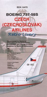 BOEING 737-55S Czechoslovak Airlines Retro Livery #BOA14470