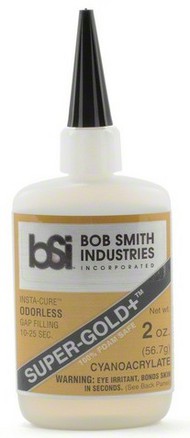  Bob Smith Industries  NoScale Super-Gold+ Gap Filling CA Glue 2oz (D)<!-- _Disc_ --> BSI128