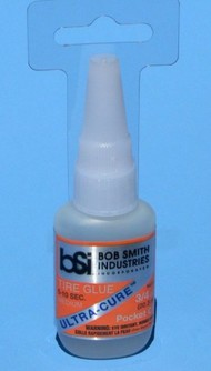  Bob Smith Industries  NoScale Ultra-Cure Tire CA Glue for R/C Vehicles .75oz BSI130