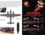  Bombshell  1/48 Douglas A-26B Invader (2) 44-34517/P Monie 37th BS/ 17th BW Korea; 44-34334/L Sweet Miss Lillian 42nd BW. Both overall black with red markings. BS48013