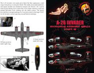  Bombshell  1/48 Douglas A-26B Invader (2) 44-22342/D Sylvia 13th BS; 44-35361/Y Little Sheba 13th BS. Both overall black with red and white markings. BS48015