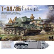 T-34/85 No.112 Plant Composite Turret w/ 5 resin figures OUT OF STOCK IN US, HIGHER PRICED SOURCED IN EUROPE #BDMBT27