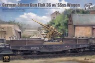 German 88mm Gun Flak 36 with Ssys Wagon #BDMBT44