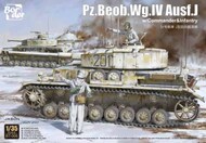 PzBeobWg IV Ausf J Tank w/Commander & Infantry #BDMBT6