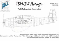  Bra.Z Models  1/32 Grumman TBM-3W Avenger conversion BZ3002