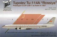  Bra.Z Models  1/144 Tupolev Tu-114A 'Rossiya' BZ4523