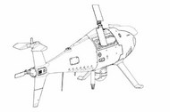  Brengun Models  1/32 S-100 Camcopter resin construction of for unmanned helicopter BRL32038