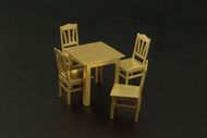  Brengun Models  1/72 Table and chairs BRL72013