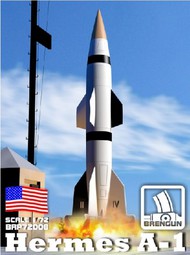 Hermes A1 rocket with PE #BRP72008