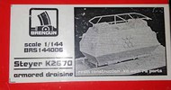  Brengun Models  1/144 Steyer K2670 German WW2 draisine (full kit) BRS144006