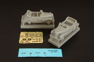  Brengun Models  1/144 German Staff Car Cabriolets x 2 with etched parts and decals BRS144039