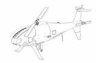  Brengun Models  1/72 S-100 Camcopter resin construction of for unmanned helicopter BRS72015