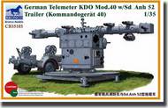 German Telemeter KDO Mod.40 w/Sd. Anh 52 Trailer (Kommandogerat 40) #BOM35103