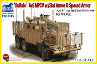  Bronco Models  1/35 Buffalo 6x6 MPCV w/Slat Armor & Spaced Armor BOM35145