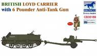  Bronco Models  1/35 Loyd Carrier No.2 Mk.II (Tracked) with 6lb An BOM35189