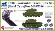  Bronco Models  1/35 T80E1 Workable Track (Steel) for M26/M46 BOM3565