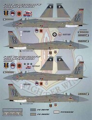 Bullseye Model Aviation Decals  1/48 F-15C Eagle 'Emerald Coast Eagles' BMA48006