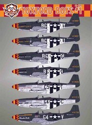  Bullseye Model Aviation Decals  1/48 P-51D Mustang Yoxford Boys #1 BMA48009