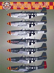  Bullseye Model Aviation Decals  1/48 P-51D Mustang Yoxford Boys #2 BMA48010