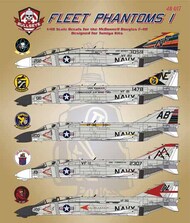 Bullseye Model Aviation Decals  1/48 F-4B Phantom II 'Fleet Phantoms I' BMA48017